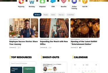 SharePoint+Communication+Site+Homepage+Example